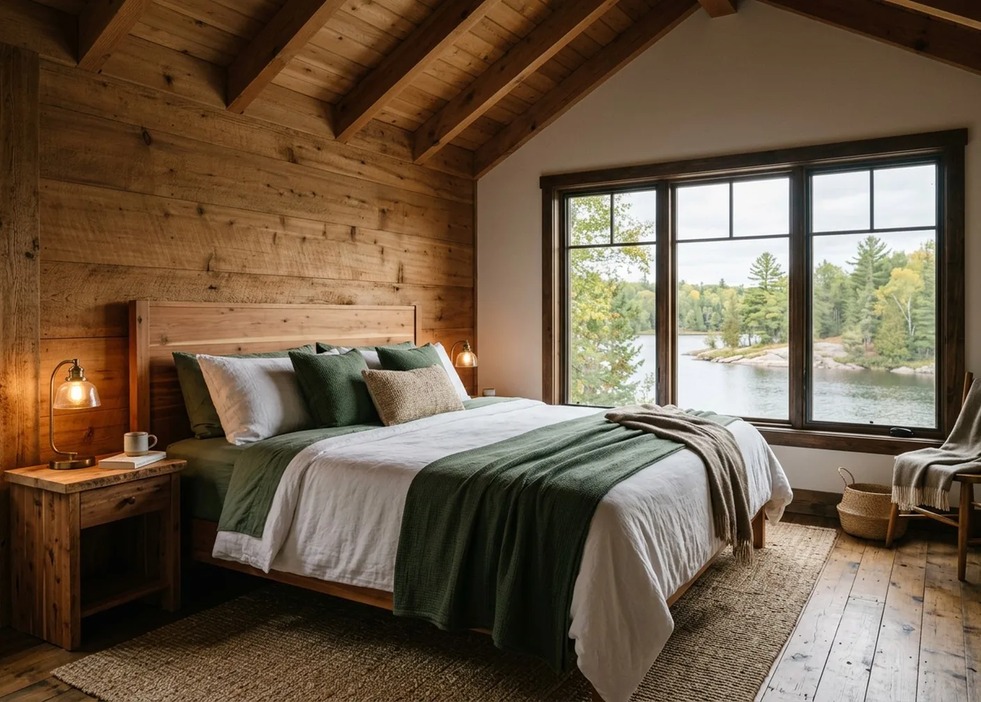 Cottage B interior at Goulais Riverside Cottages